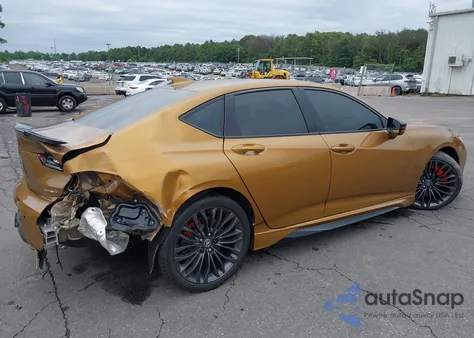 2021 Acura Tlx Type S из США, поврежденный, VIN 19UUB7F05MA000217